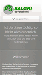 Mobile Screenshot of betonzaun-salgri.de